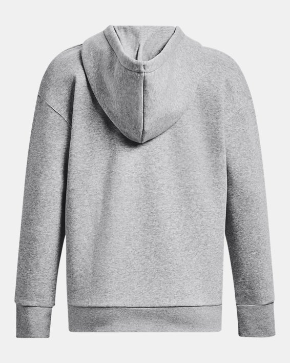 Women's UA Essential Fleece Full-Zip in Gray image number 5